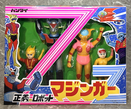 (pre order item) (訂金）バイナルアーカイブスプロジェクト 復刻版 正義のロボットマジンガーZソフビセット